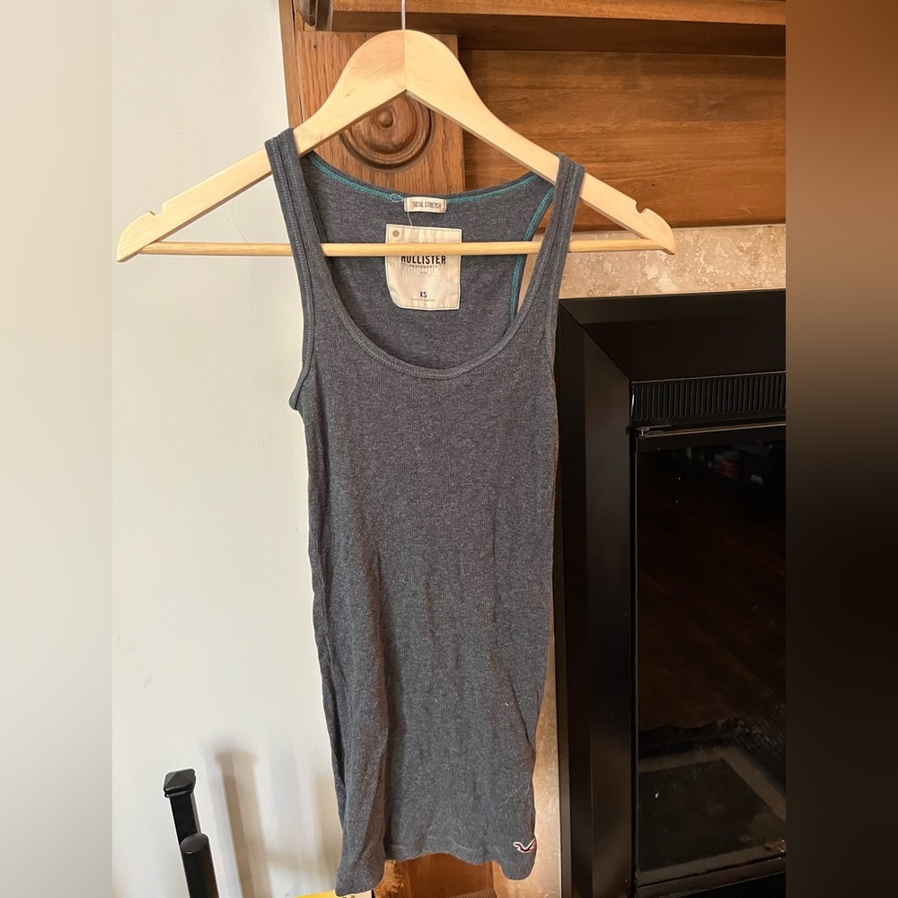 Grey Hollister Tank Top